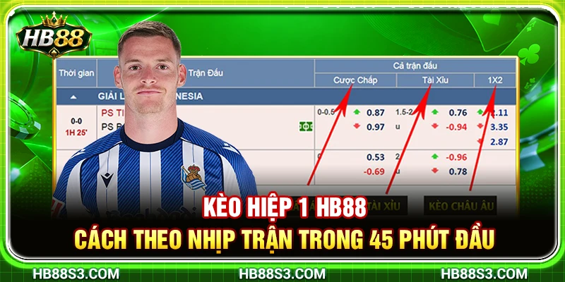 Kèo Hiệp 1 HB88 – Cách Theo Nhịp Trận Trong 45 Phút Đầu