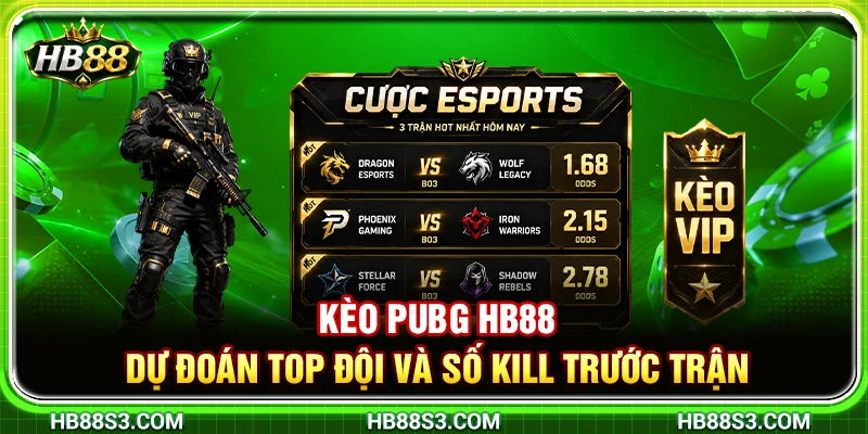 Kèo PUBG HB88 – Dự Đoán Top Đội Và Số Kill Trước Trận 3 Kèo PUBG HB88 – Dự Đoán Top Đội Và Số Kill Trước Trận