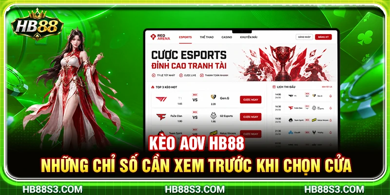 Kèo AOV HB88 – Những Chỉ Số Cần Xem Trước Khi Chọn Cửa 1 Kèo AOV HB88 – Những Chỉ Số Cần Xem Trước Khi Chọn Cửa